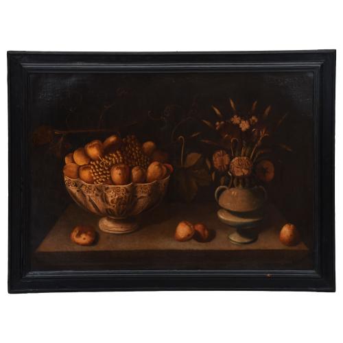 ATRIBUIDO A BERNARDO POLO (act.c.1675-1700) O TALLER. Conju