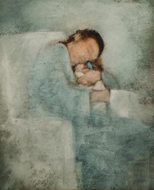 JOSEP DOMENECH SANCHEZ (1952).  "Maternidad", 1998.