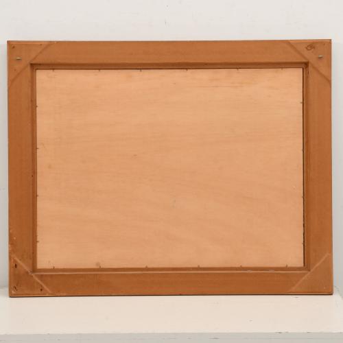 JOSÉ BERRUEZO (1952).  "Interior con ventana al mar".