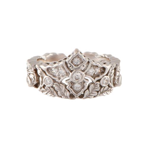 CARRERA Y CARRERA. Anillo en forma de tiara con diamantes.