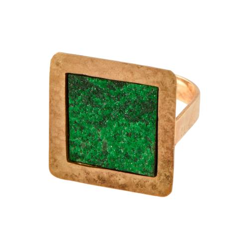 Anillo cuadrado minimalista