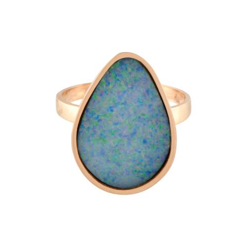 Anillo minimalista con ópalo