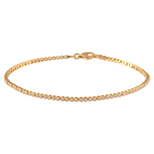 Pulsera rivière con circonitas.