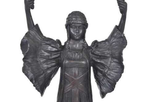 SIGUIENDO MODELOS DE AGATHON LÉONARD. "Dama con antorchas".