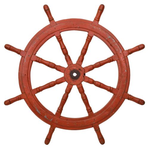 Timón de barco, siglo XX. 
