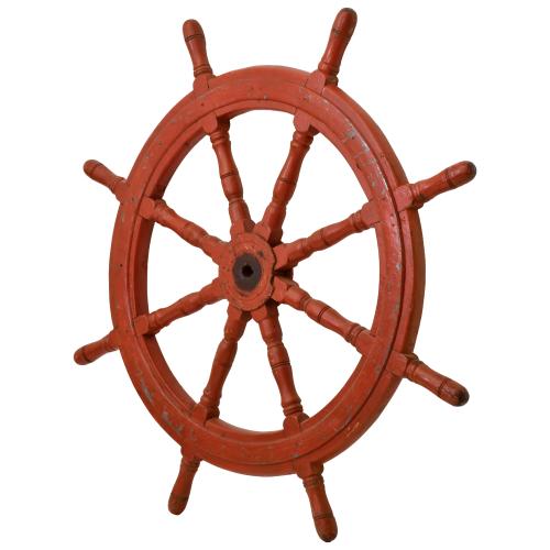 Timón de barco, siglo XX. 