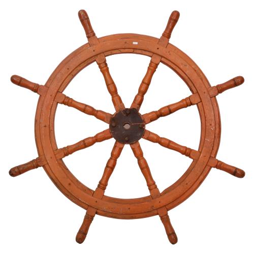 Timón de barco, siglo XX. 