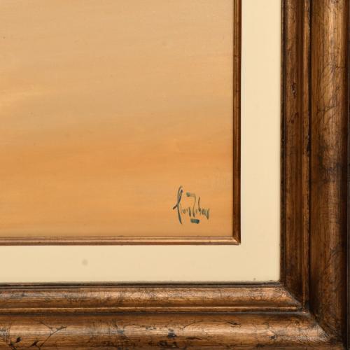 LLUÍS RIBAS CASTELLSAGUE (1949). "Joven en la playa".