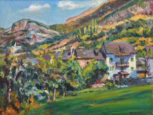 SIMÓ BUSOM (1927). "Casa Catalan", Jaca, 1980.