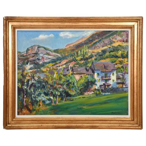 SIMÓ BUSOM (1927). "Casa Catalan", Jaca, 1980.