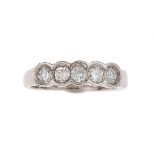 DIAMOND  "CINQUILLO" RING