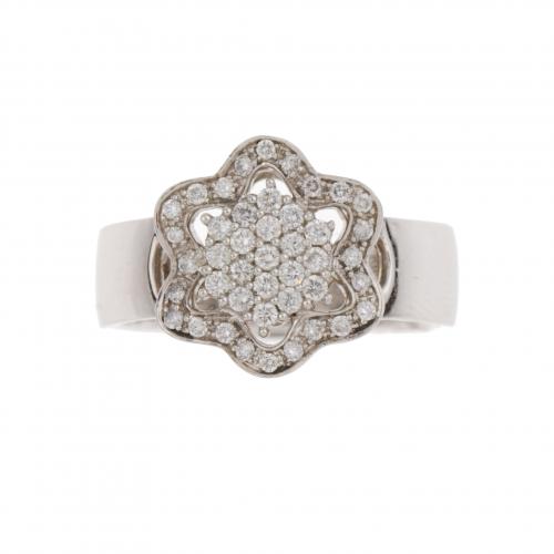 FLORAL DIAMOND RING