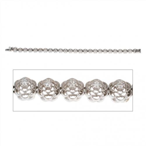 PULSERA DE DIAMANTES TALLA BRILLANTE